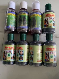 Adivasi &amp; Hiknas Hair Oil pack of 8