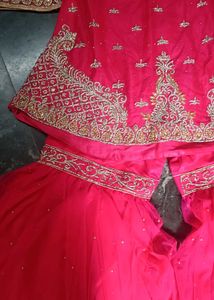 Elegant Pink ghrara Set