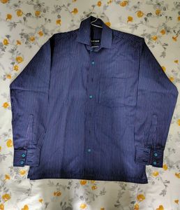 Striped Blue Formal Shirt