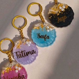 4 Resin Keychains