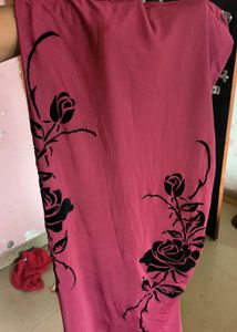 Elegant Maroon Maxi Dress