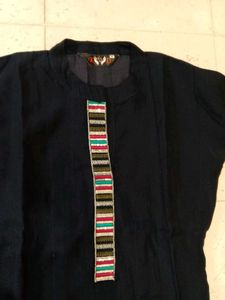Afghani Blue Kurta Set