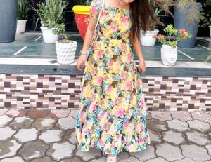 Off Shoulder Maxi Dress