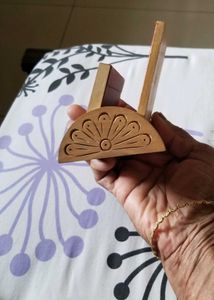 Wooden mobile phone stand