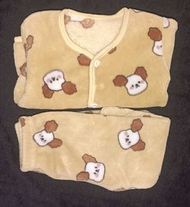 Cute Dog Print Pajama Set