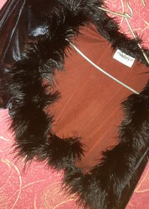 Velvet Fur Shrug