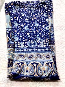 Boho Print Dress💙💚🤍