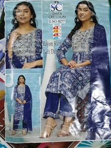 💠 ROYAL INDIGO BLUE 3-PIECE FESTIVE SET 💠​