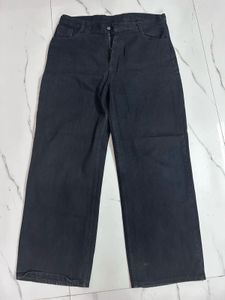 Women Black Wide-Leg Jeans