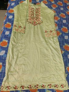 Green Embroidered Salwar Kameez