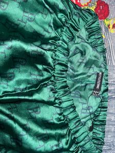 Plt Emerald Green Satin Night Dress
