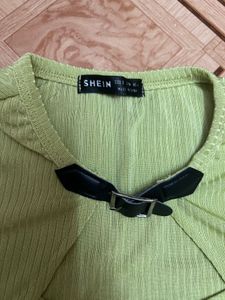 Cute Green Crop Top