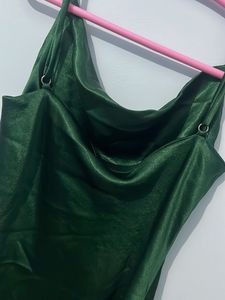 Green Slit Dress