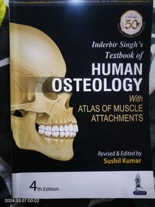 MBBS BAMS books Human Osteology