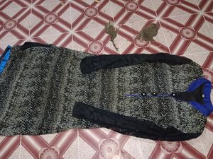 Full Sleeves Black Kurti
