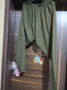 Green Embroidered Kurta Set
