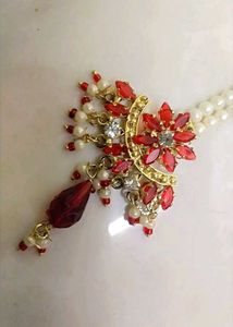 3 Combo Gold Jhumka Earrings with Ruby &amp; Emeral