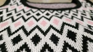 Retro Diamond Knit Vest