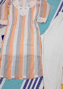 Striped Kurta Set