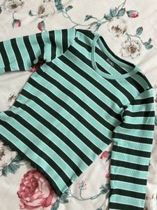 Striped Long Sleeve Top