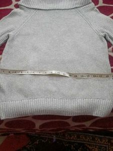 Off-Shoulder Knit Sweater