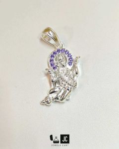 "Pure Silver Hanuman Ji Pendant | Spiritual Locket