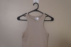 Beige Bodycon Dress