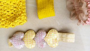 Cute Baby Hairbands ❤️🩷🧡💛