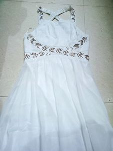 White Gown Dress 👗