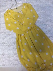 Yellow Polka Dot Dress