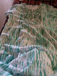 Elegant Tie-Dye Print Kurta