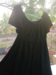Black Off-Shoulder Dress