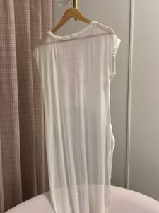 Print White Tunic Top