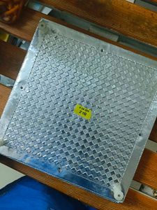 Embossed Silver cover Pooja Chowki