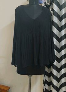 Plus Size Black Top