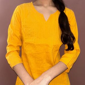 Mustard Kurta