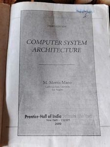 Computer System Architecture - Morris Mano -3rd Ed