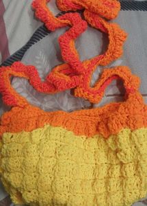 HANDMADE Crochet Shoulder Bag
