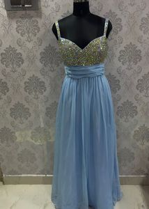 Elegant Embellished Evening Gown💎💖🦋