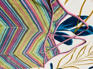 Multicolour Cross Lace Cami Top