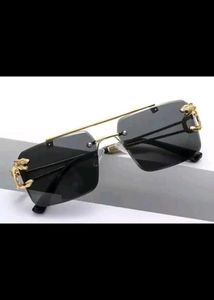 Gold Accent Gradient Lens Sunglasses
