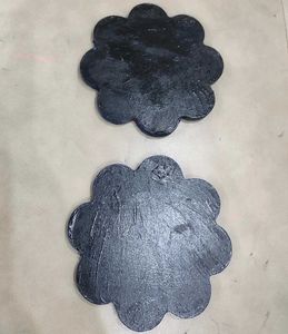 Resin Hand painted Coaster Set Of 2