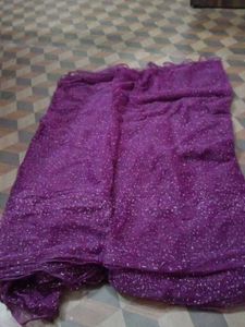Purple Shimmering Fabric