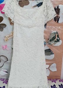White Lace Bodycon Dress