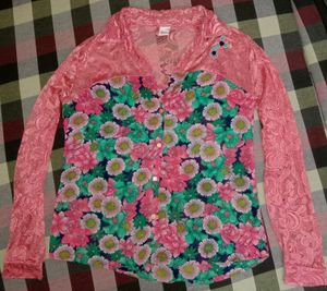 Floral Shrug Top