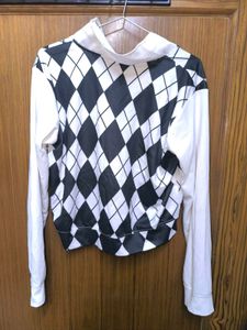 Argyle Pattern Top