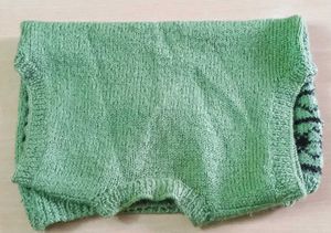 Green Knitted Sweater Vest