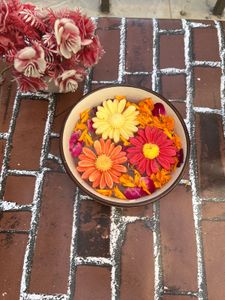 floated candle set of 4