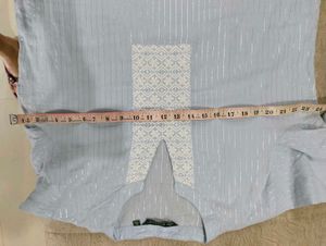 Elegant Blue Embroidered Kurta