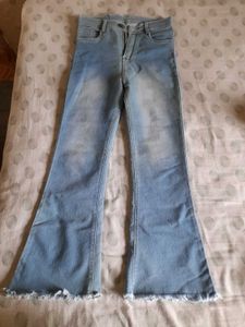 Light Wash Flare Jeans